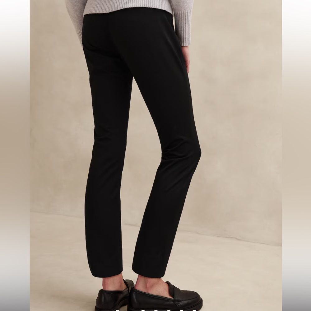 Banana Republic Black Sloan Curvy Fit Women’s Pants Size 0 - Picture 13 of 13